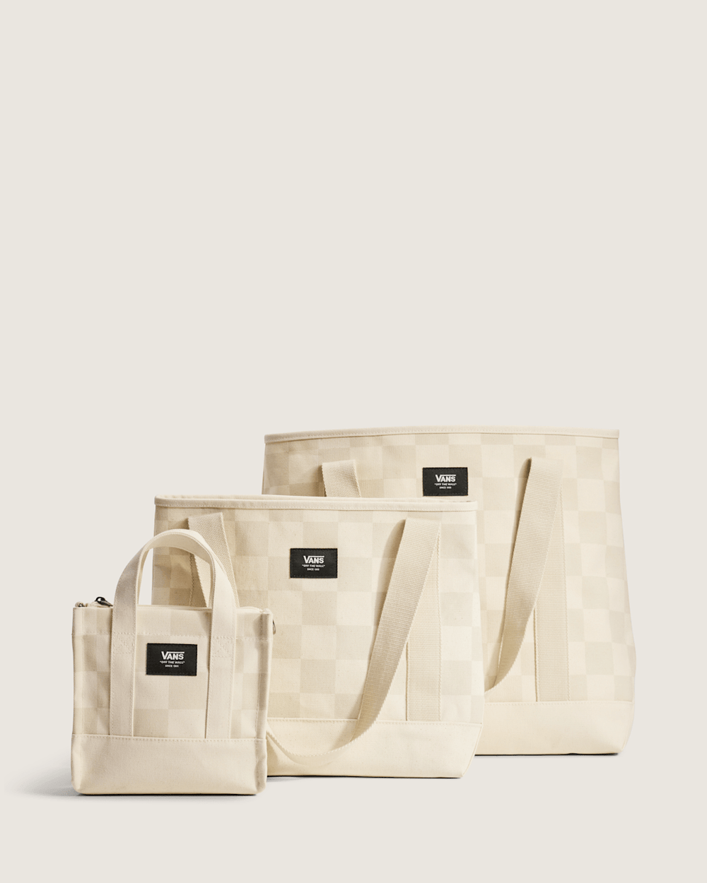Women|Men Vans Pergs Tote Bag in Oatmeal Beige