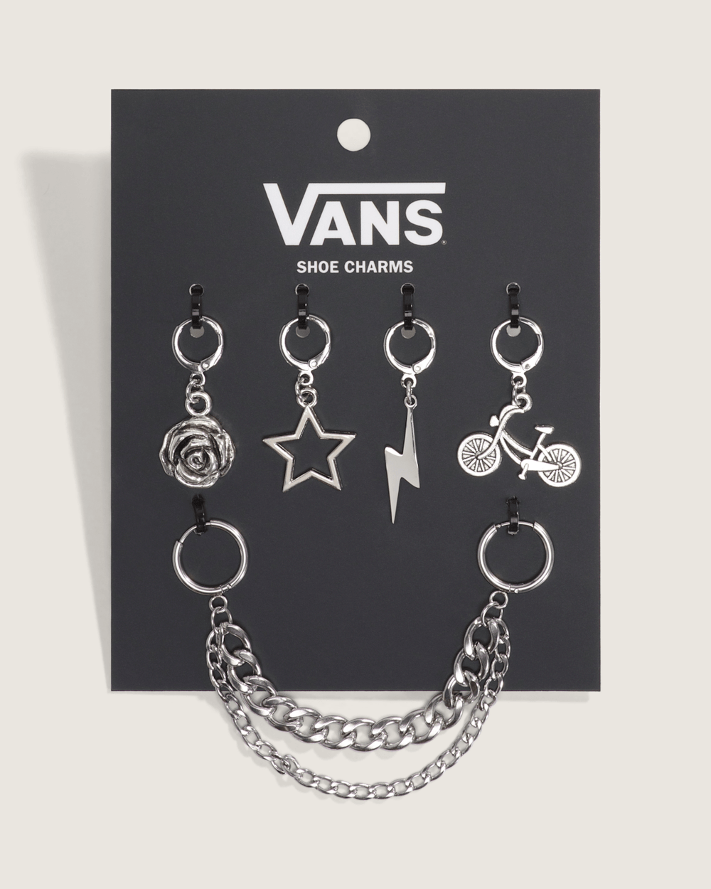 Women|Men Vans Vans Bold and Bloom Shoe Charm Set in Grey