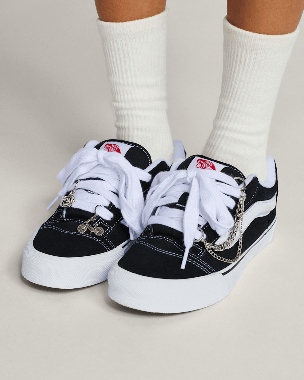Women|Men Vans Vans Bold and Bloom Shoe Charm Set in Grey