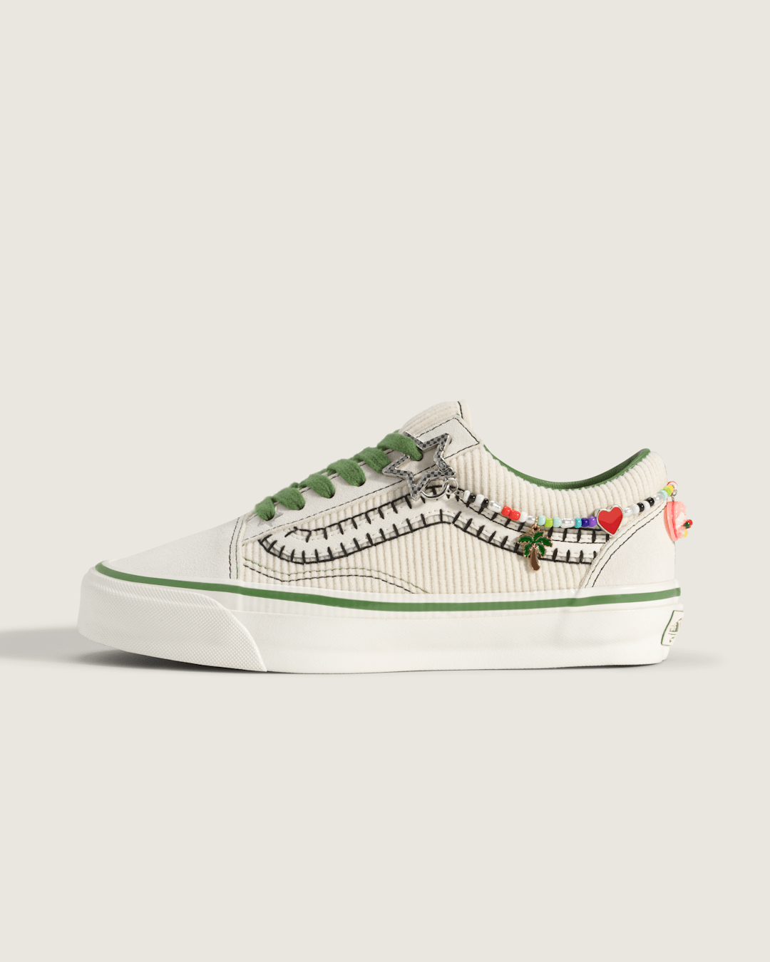 Women Vans Premium Old Skool Cocona Shoe in Beige