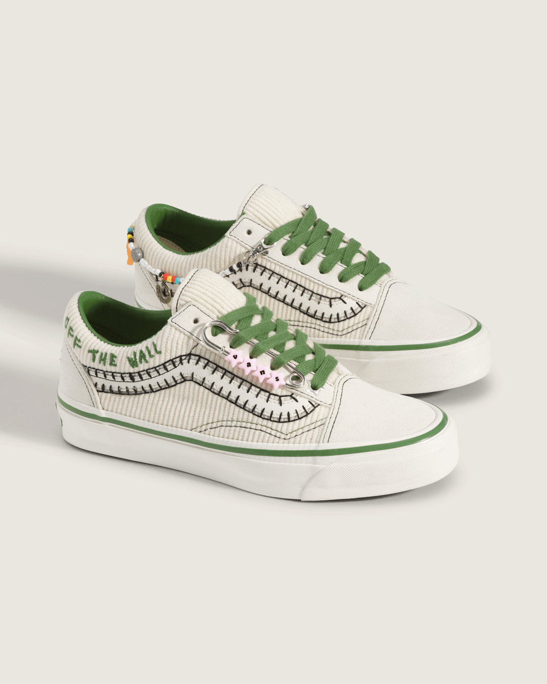 Women Vans Premium Old Skool Cocona Shoe in Beige
