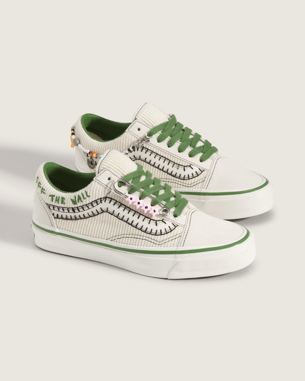 Women Vans Premium Old Skool Cocona Shoe in Beige