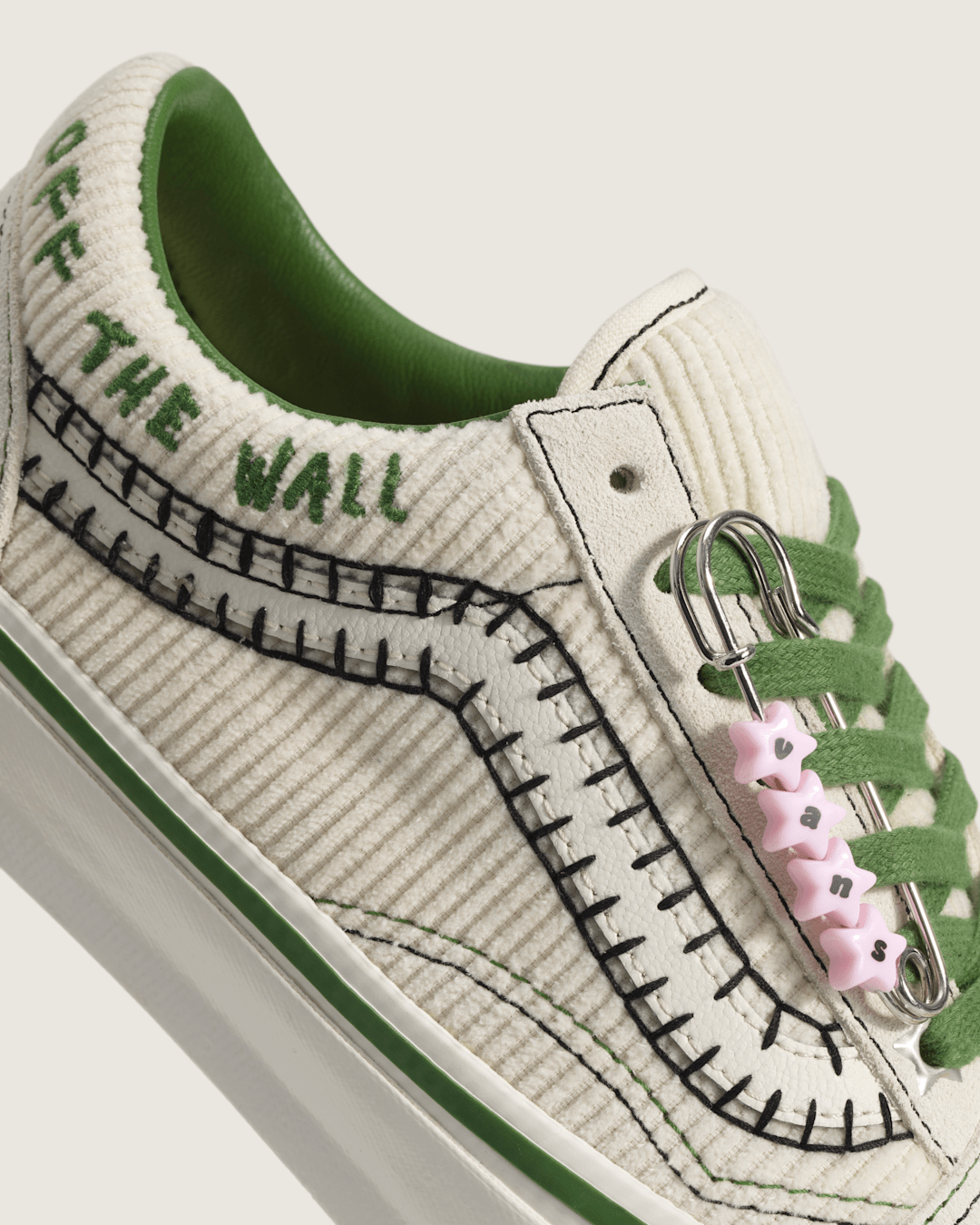 Women Vans Premium Old Skool Cocona Shoe in Beige