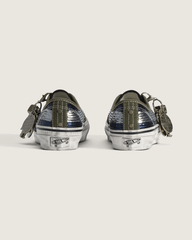 Women Vans Premium Authentic "Charms" Shoe in Green / Blue