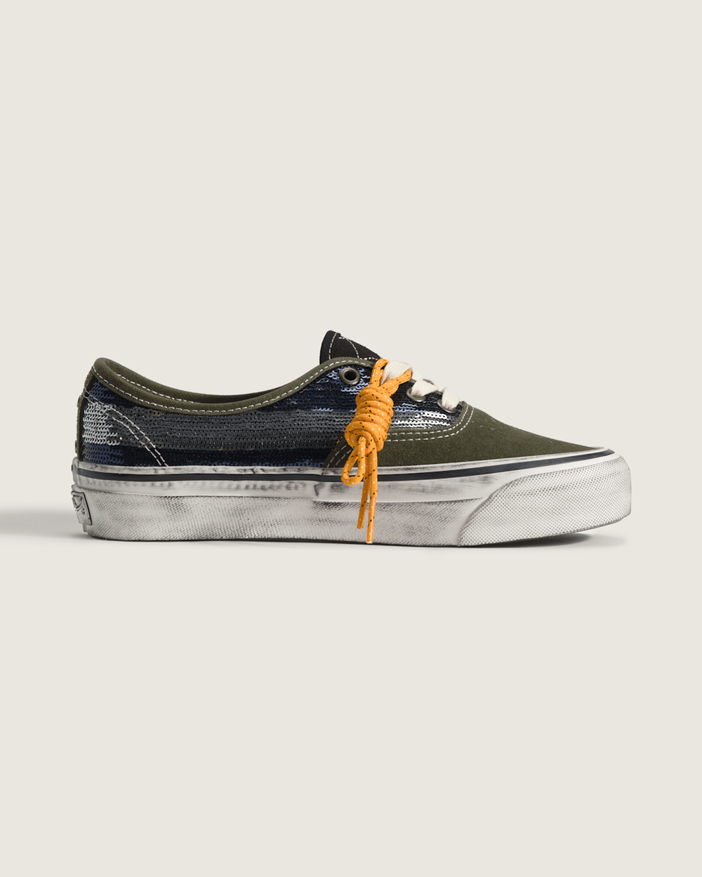 Women Vans Premium Authentic "Charms" Shoe in Green / Blue