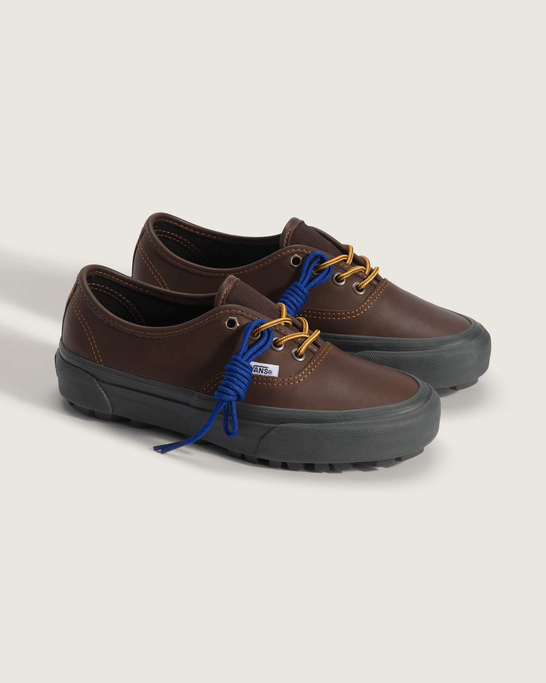 Women Vans Premium Authentic V-Lug Shoe in Potting Soil Brown