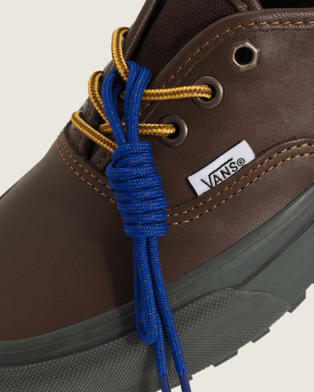 Women Vans Premium Authentic V-Lug Shoe in Potting Soil Brown