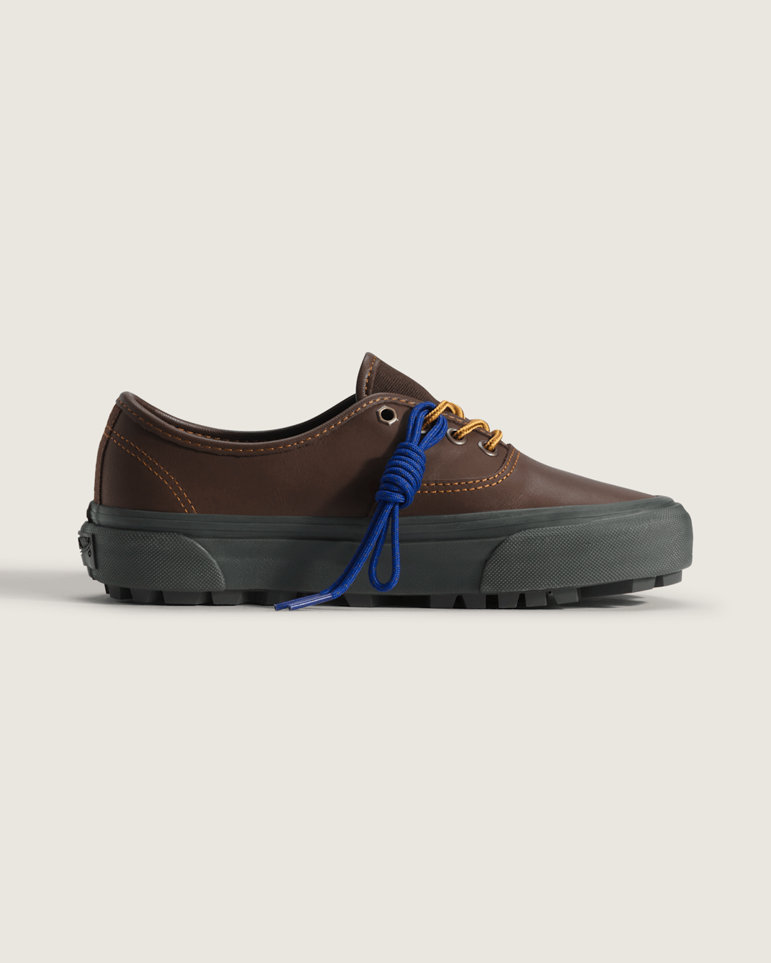 Women Vans Premium Authentic V-Lug Shoe in Potting Soil Brown