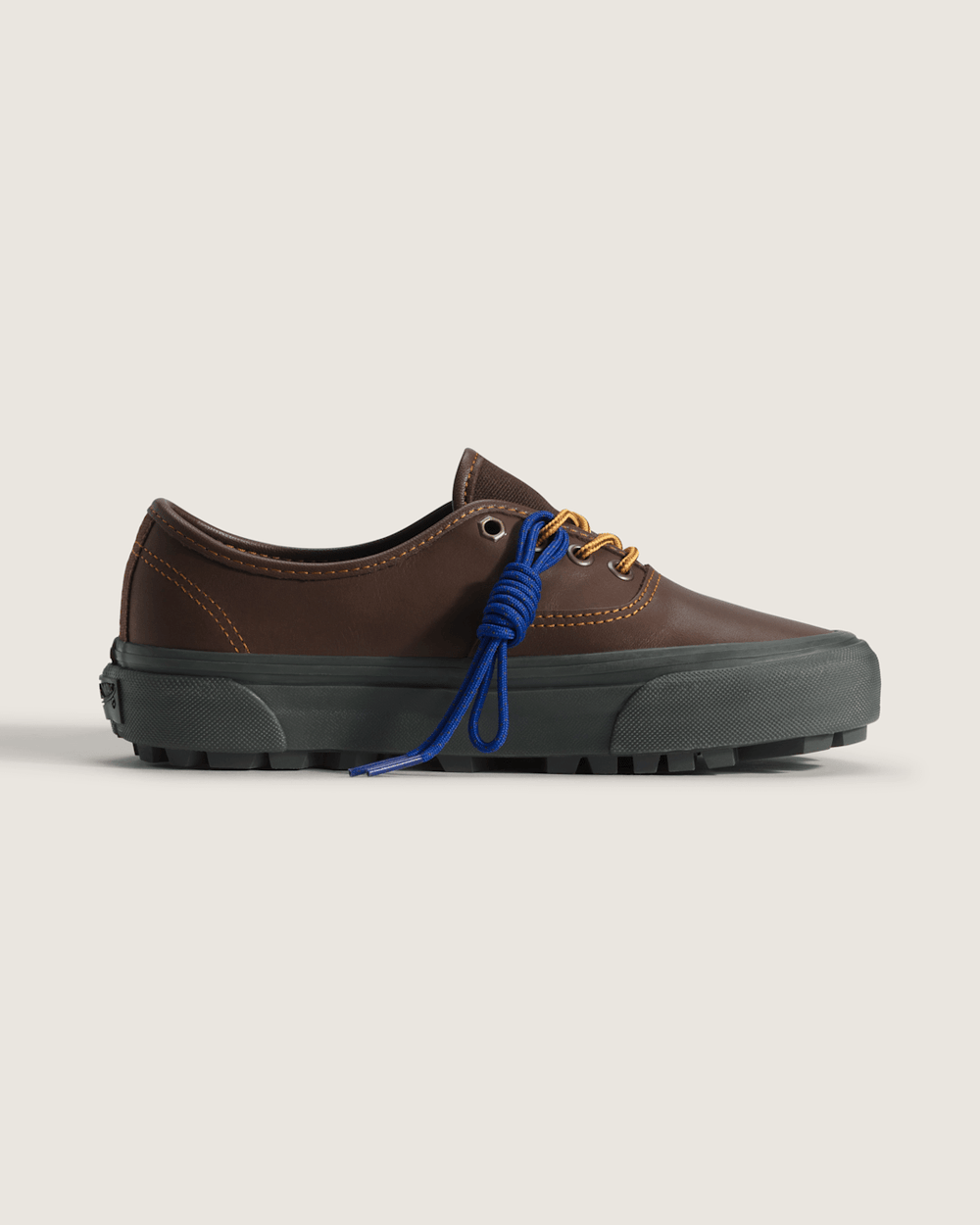 Women Vans Premium Authentic V-Lug Shoe in Potting Soil Brown