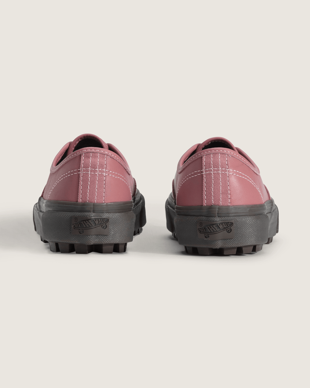 Women Vans Premium Authentic V-Lug Shoe in Dusty Rose Pink
