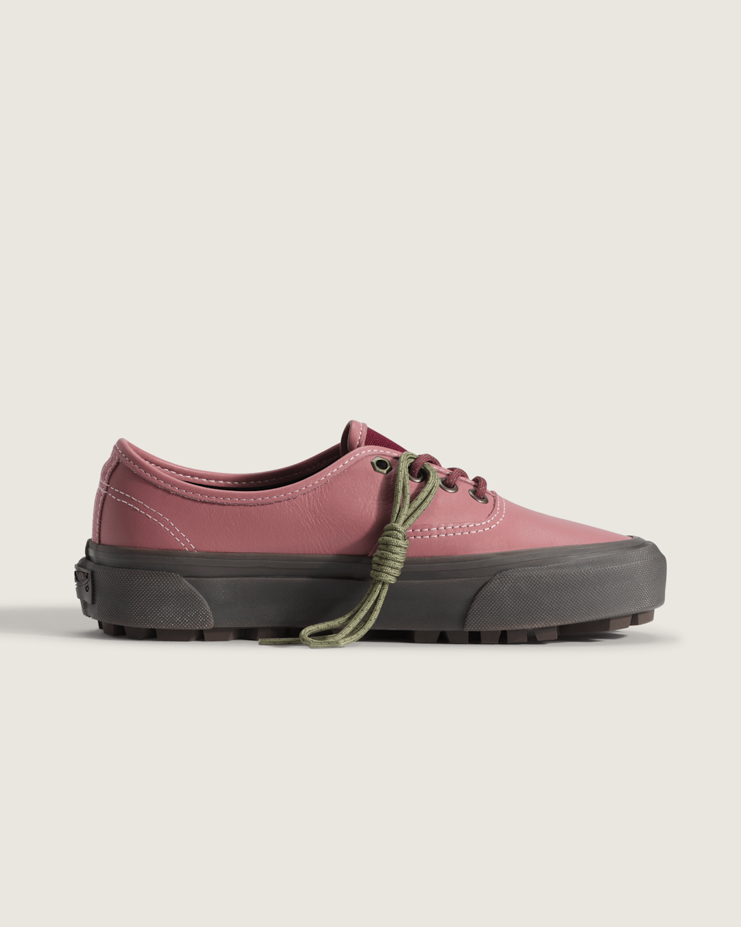 Women Vans Premium Authentic V-Lug Shoe in Dusty Rose Pink