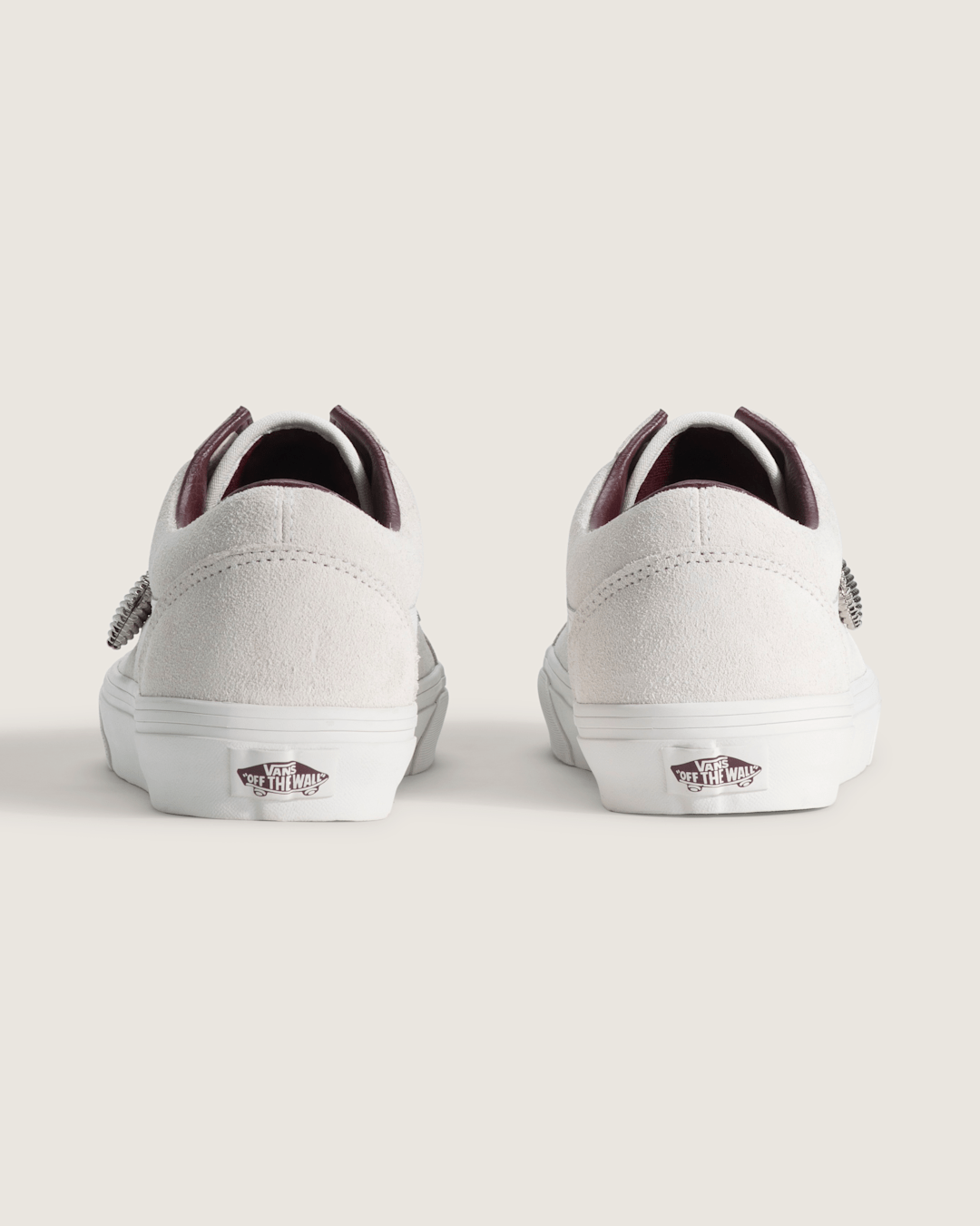 Women Vans Old Skool Shoe in Blanc De Blanc White