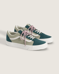 Women Vans Old Skool Shoe in Pink / Green
