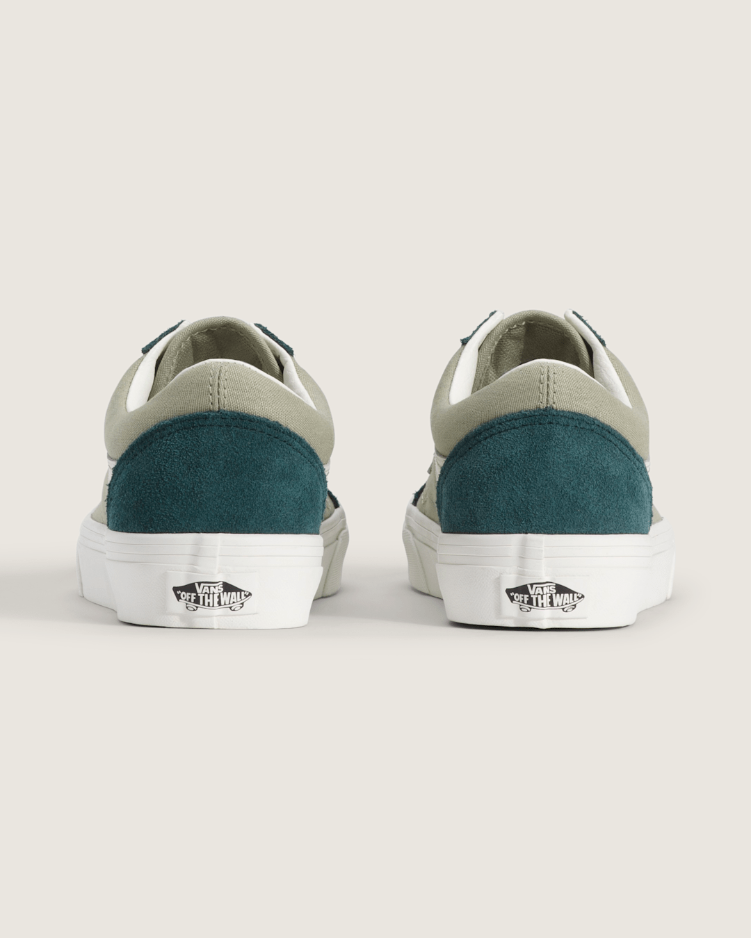 Women Vans Old Skool Shoe in Pink / Green