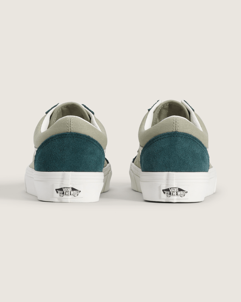 Women Vans Old Skool Shoe in Pink / Green