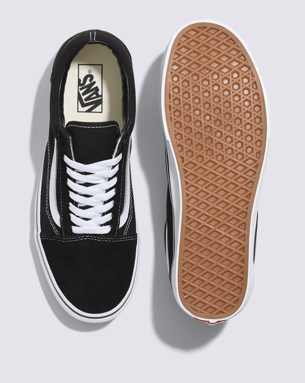 Women|Men Vans Old Skool Wide Black/True White Classics Shoe