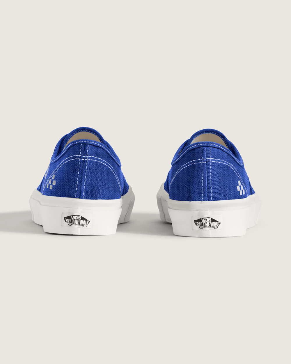 Women Vans Authentic Shoe in Blue / Marshmallow White