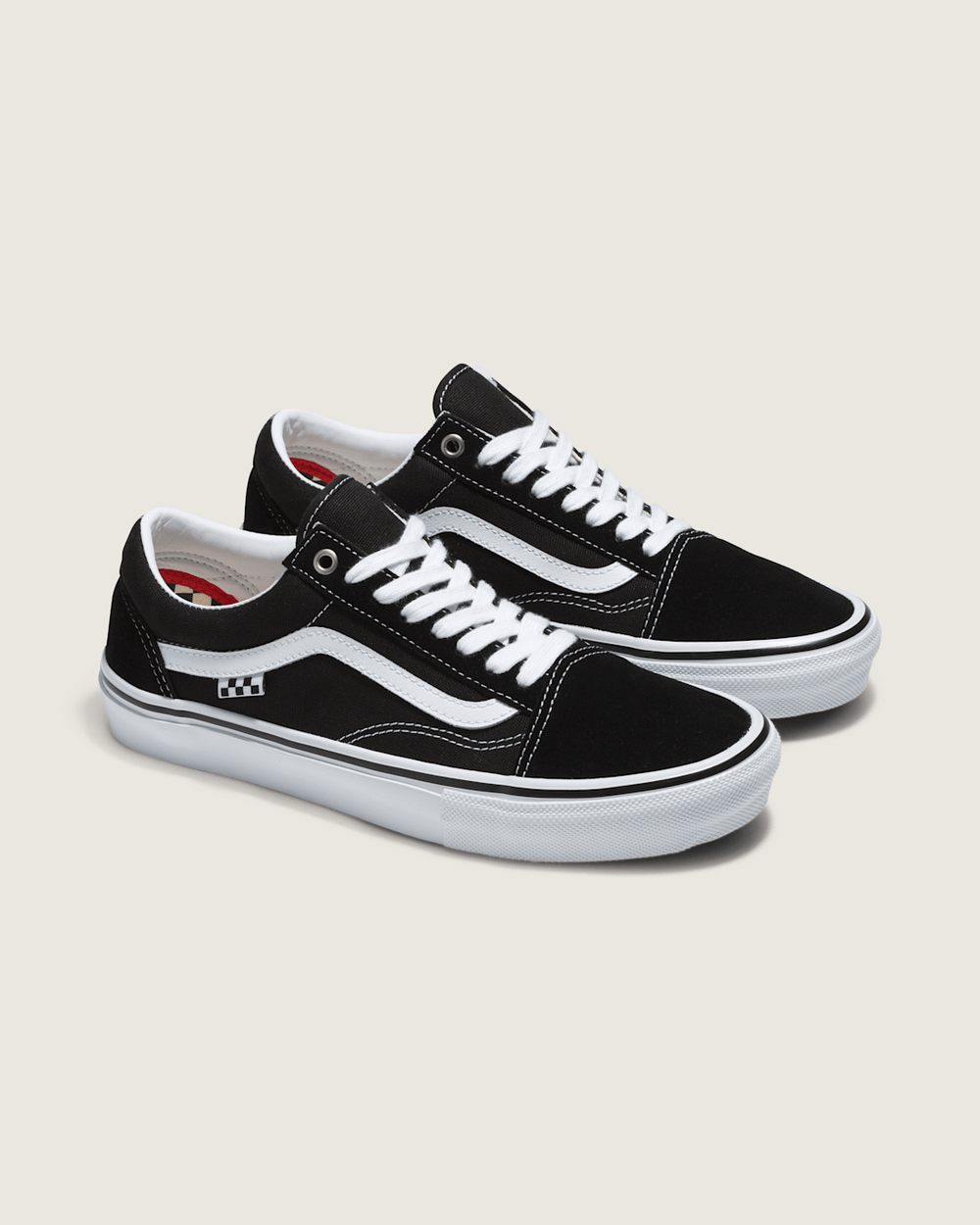 Women|Men Vans Skate Old Skool Black/White Skate Shoe