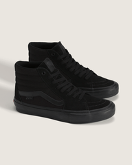 Women|Men Vans Skate Sk8-Hi Black/Black Skate Shoe