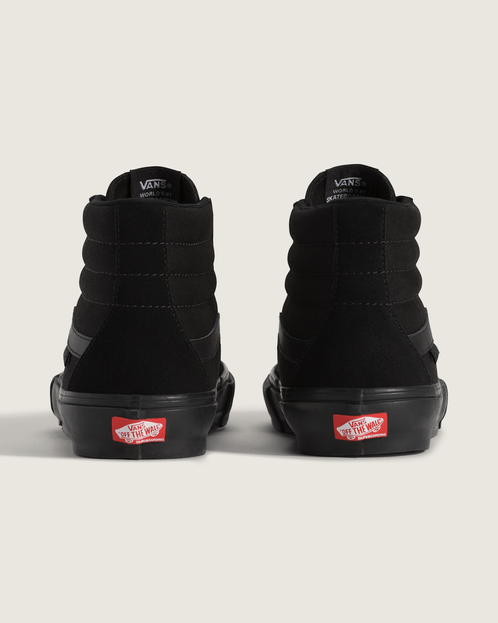 Women|Men Vans Skate Sk8-Hi Black/Black Skate Shoe