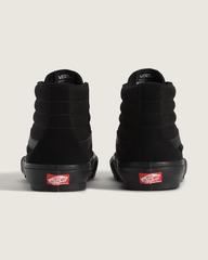 Women|Men Vans Skate Sk8-Hi Black/Black Skate Shoe