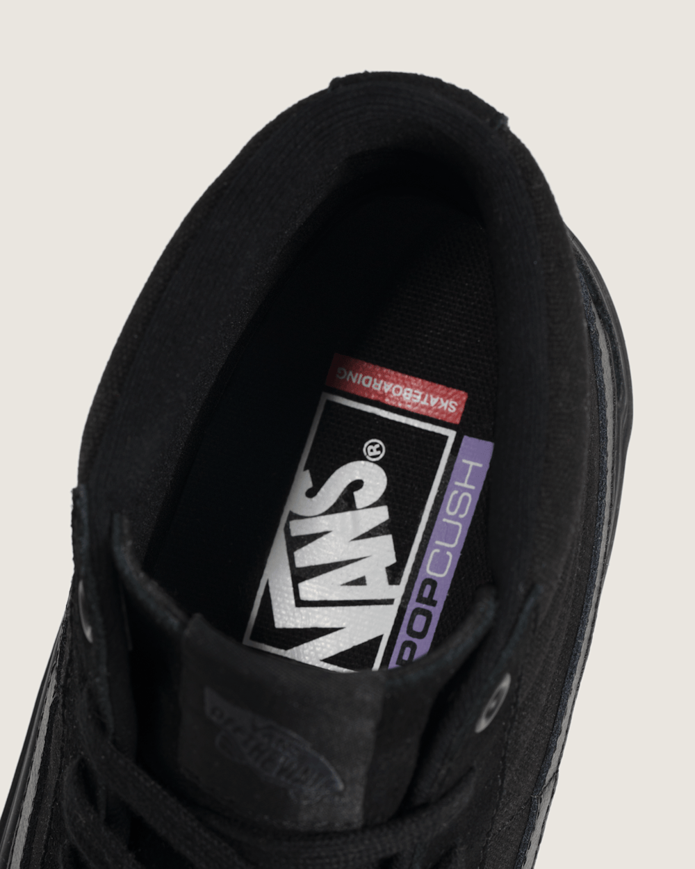 Women|Men Vans Skate Sk8-Hi Black/Black Skate Shoe
