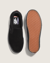 Women|Men Vans Skate Slip-On Black/Black Skate Shoe