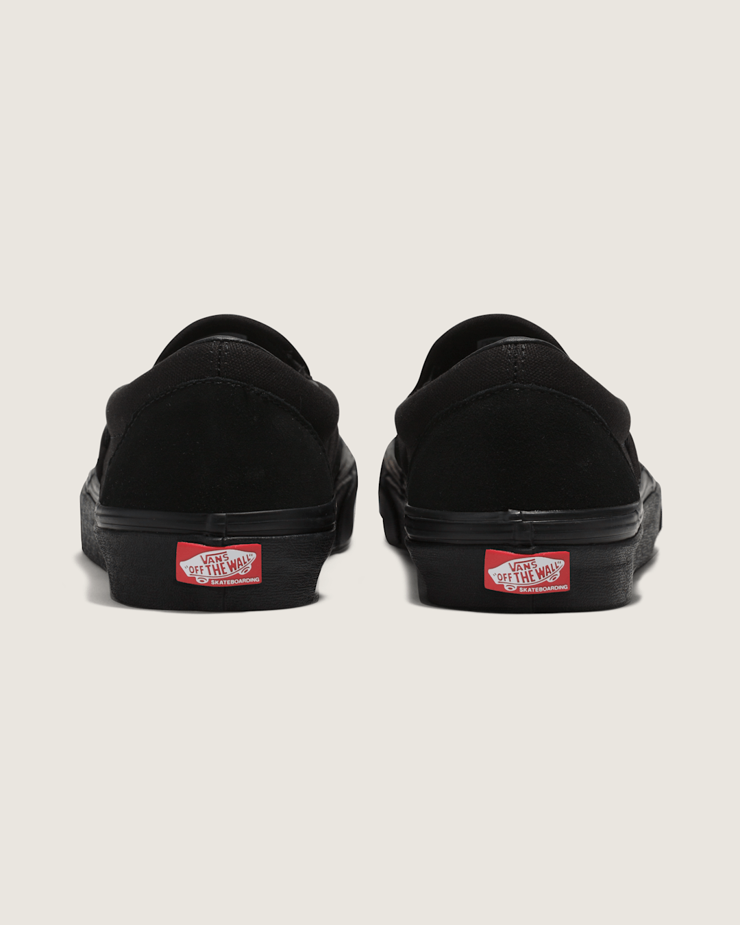 Women|Men Vans Skate Slip-On Black/Black Skate Shoe