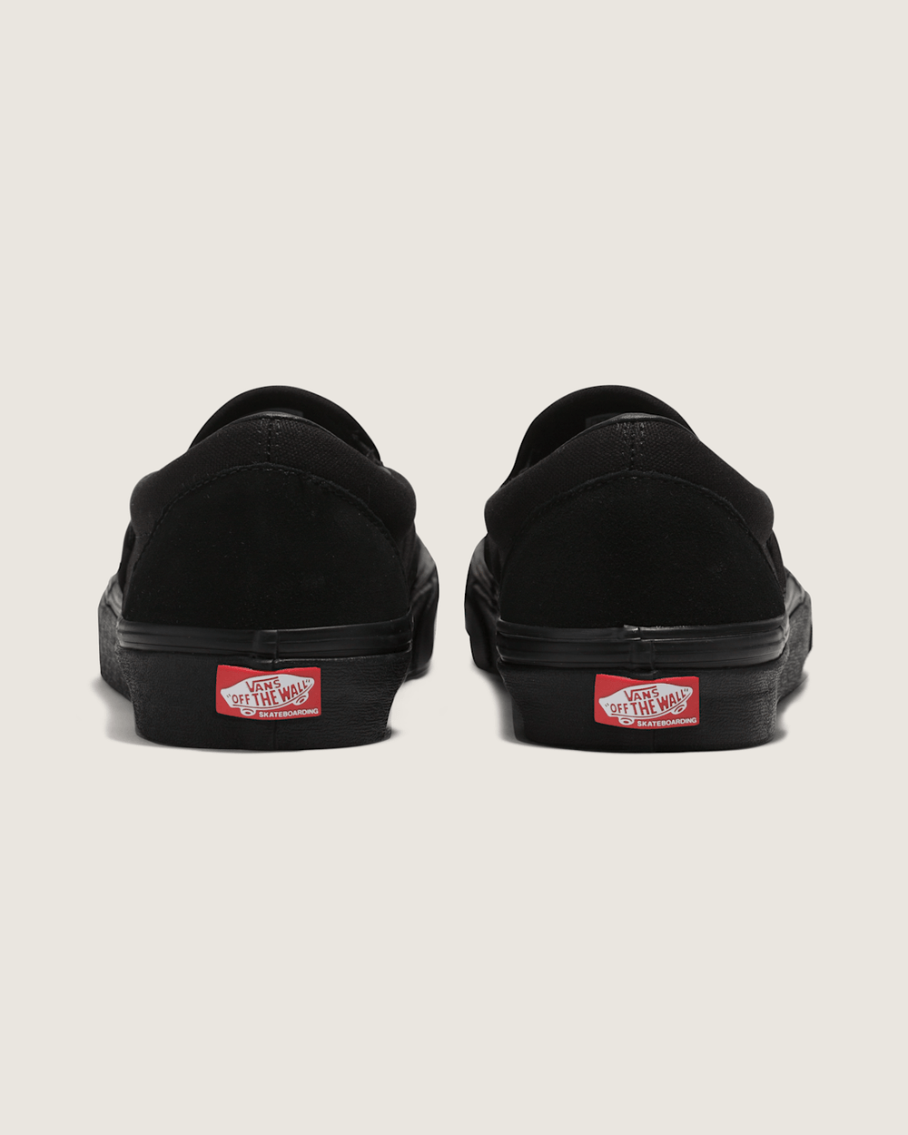 Women|Men Vans Skate Slip-On Black/Black Skate Shoe