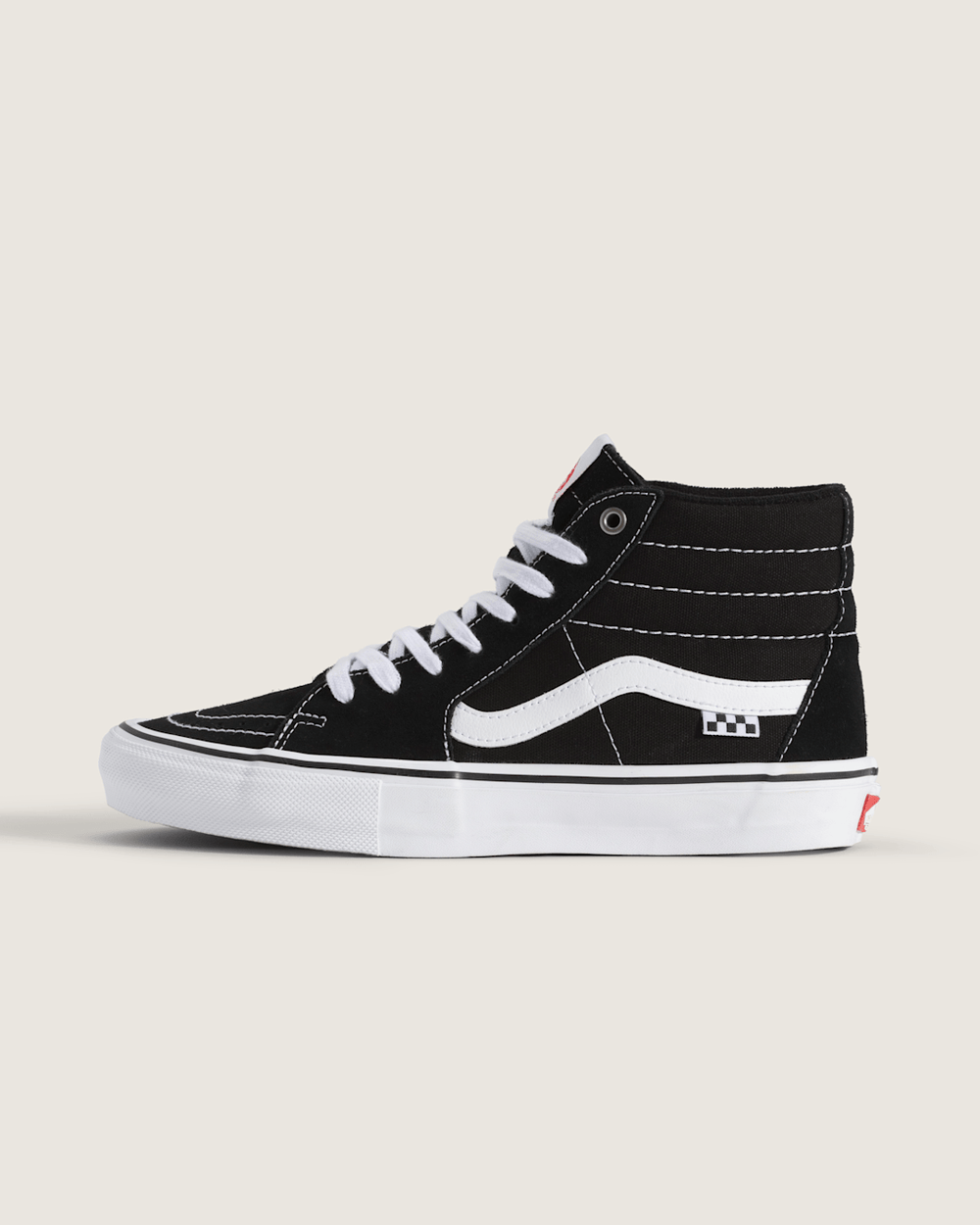 Women|Men Vans Skate Sk8-Hi Black/White Skate Shoe