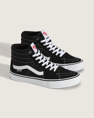 Women|Men Vans Skate Sk8-Hi Black/White Skate Shoe