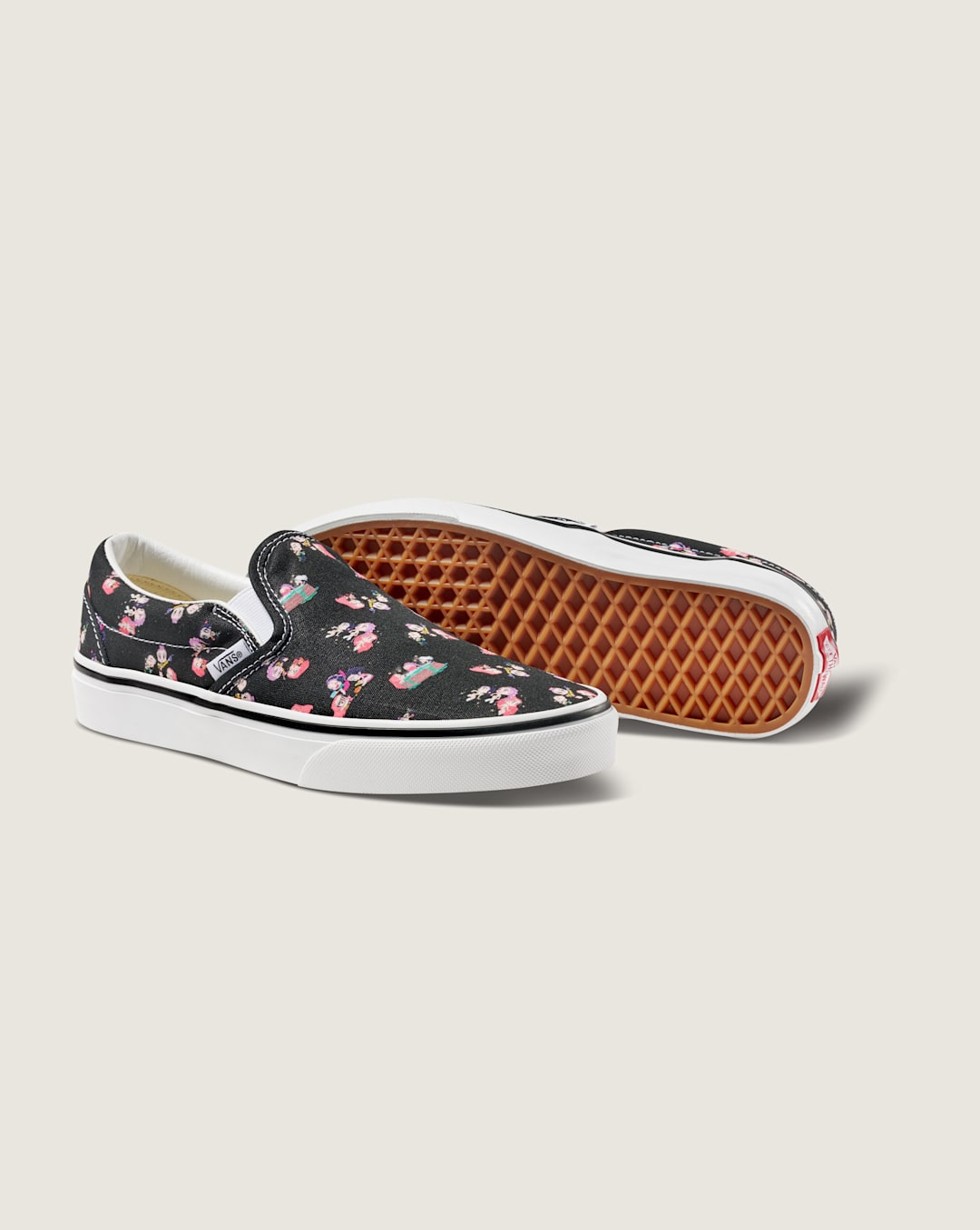 Women Vans KPop Demon Hunters x Vans Classic Slip-On Shoe in Kpop Demon Hunters Black