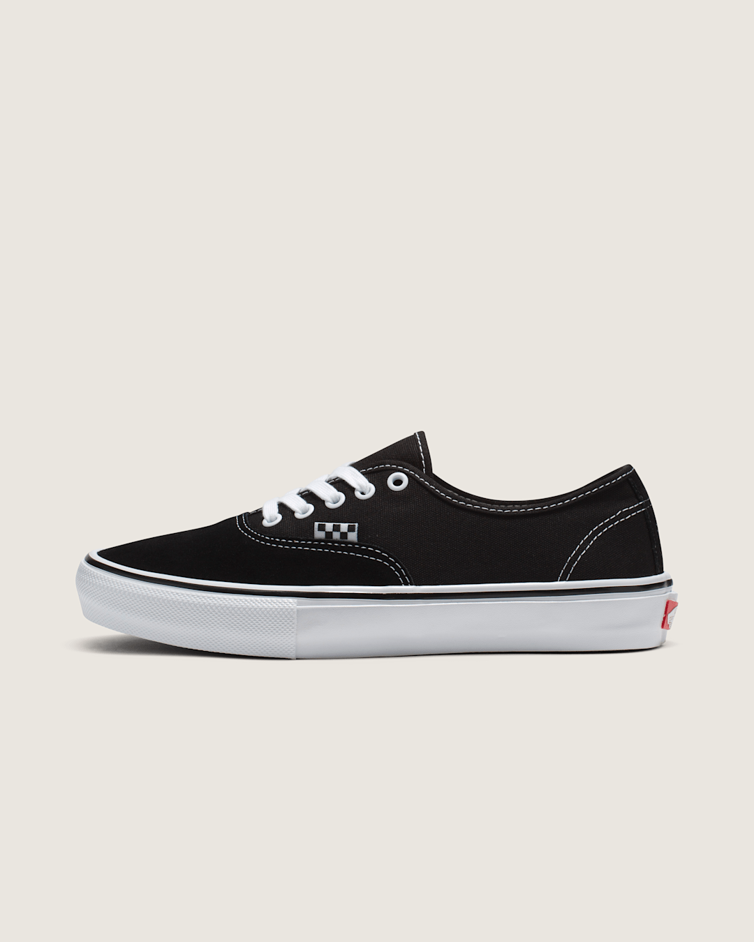 Women|Men Vans Skate Authentic Black/White Skate Shoe
