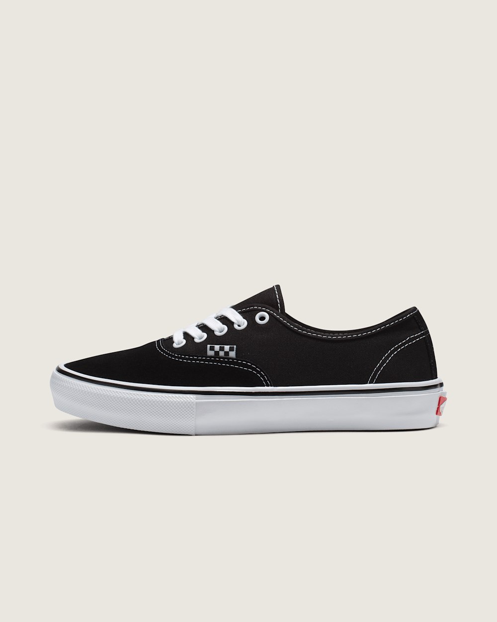 Women|Men Vans Skate Authentic Black/White Skate Shoe
