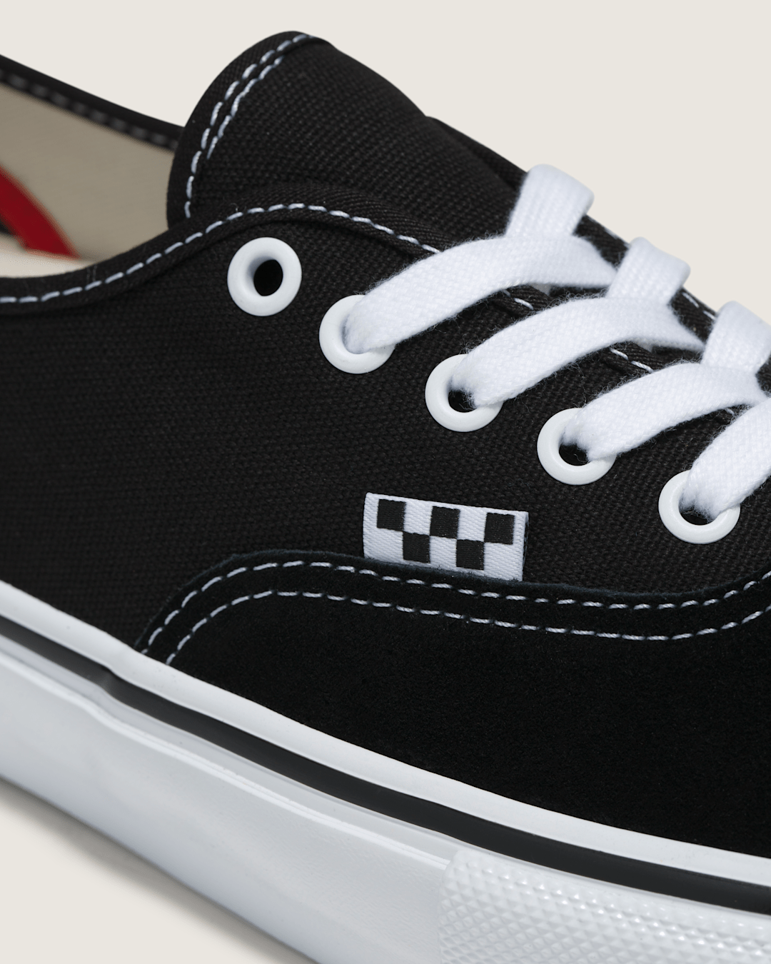 Women|Men Vans Skate Authentic Black/White Skate Shoe