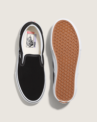 Women|Men Vans Skate Slip-On Black/White Skate Shoe