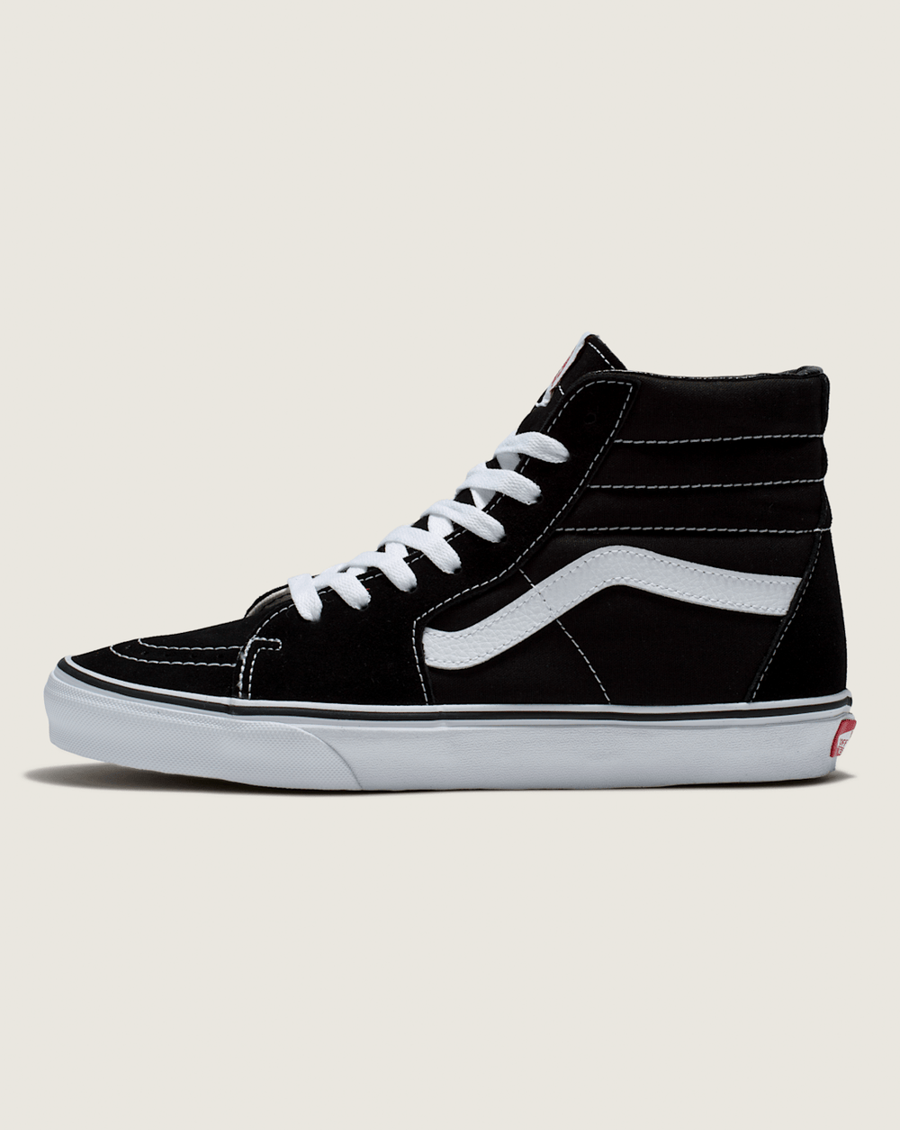 Women|Men Vans Sk8-Hi Wide Black/True White Classics Shoe