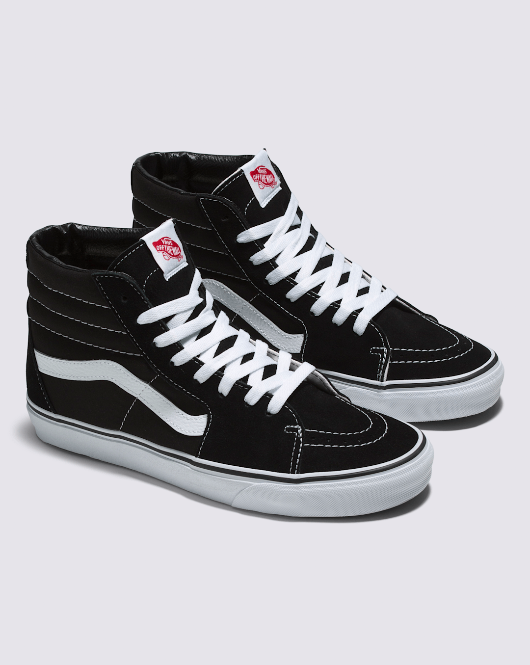 Women|Men Vans Sk8-Hi Wide Black/True White Classics Shoe