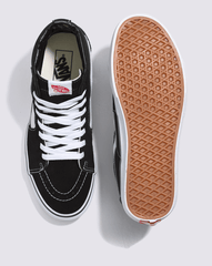 Women|Men Vans Sk8-Hi Wide Black/True White Classics Shoe