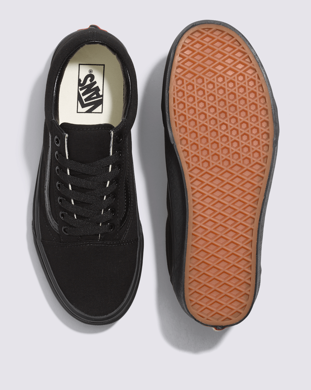 Women|Men Vans Old Skool Wide Canvas Black/Black Classics Shoe