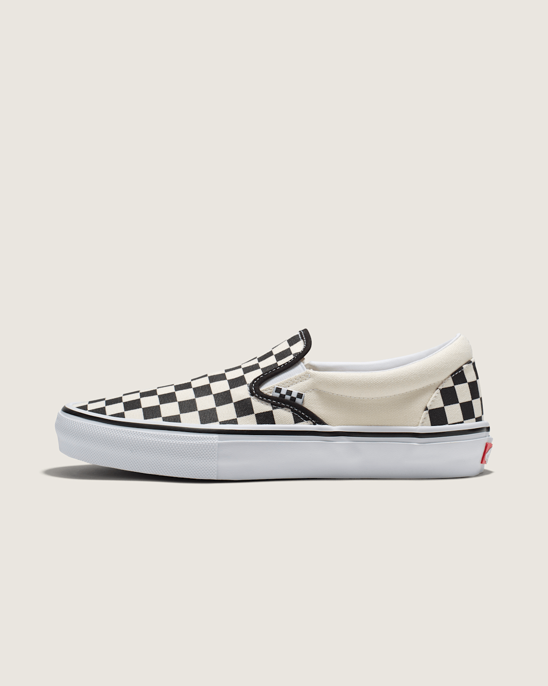 Women|Men Vans Skate Slip-On Checkerboard Shoe in Checkerboard Black / Off White