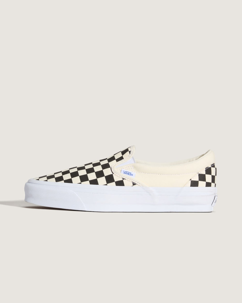 Women|Men Vans Premium Slip-On Checkerboard Shoe in Checkerboard Black / Off White
