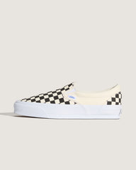 Women|Men Vans Premium Slip-On Checkerboard Shoe in Checkerboard Black / Off White