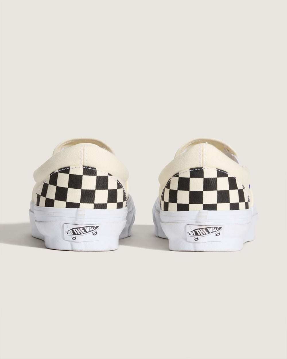 Women|Men Vans Premium Slip-On Checkerboard Shoe in Checkerboard Black / Off White