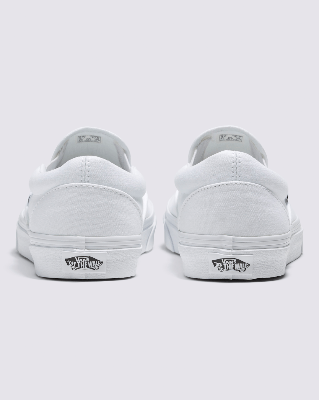 Women|Men Vans Classic Slip-On Wide Canvas True White Classics Shoe