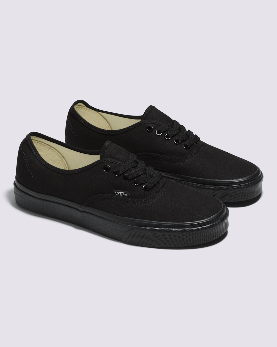 Women|Men Vans Authentic Wide Black/Black Classics Shoe