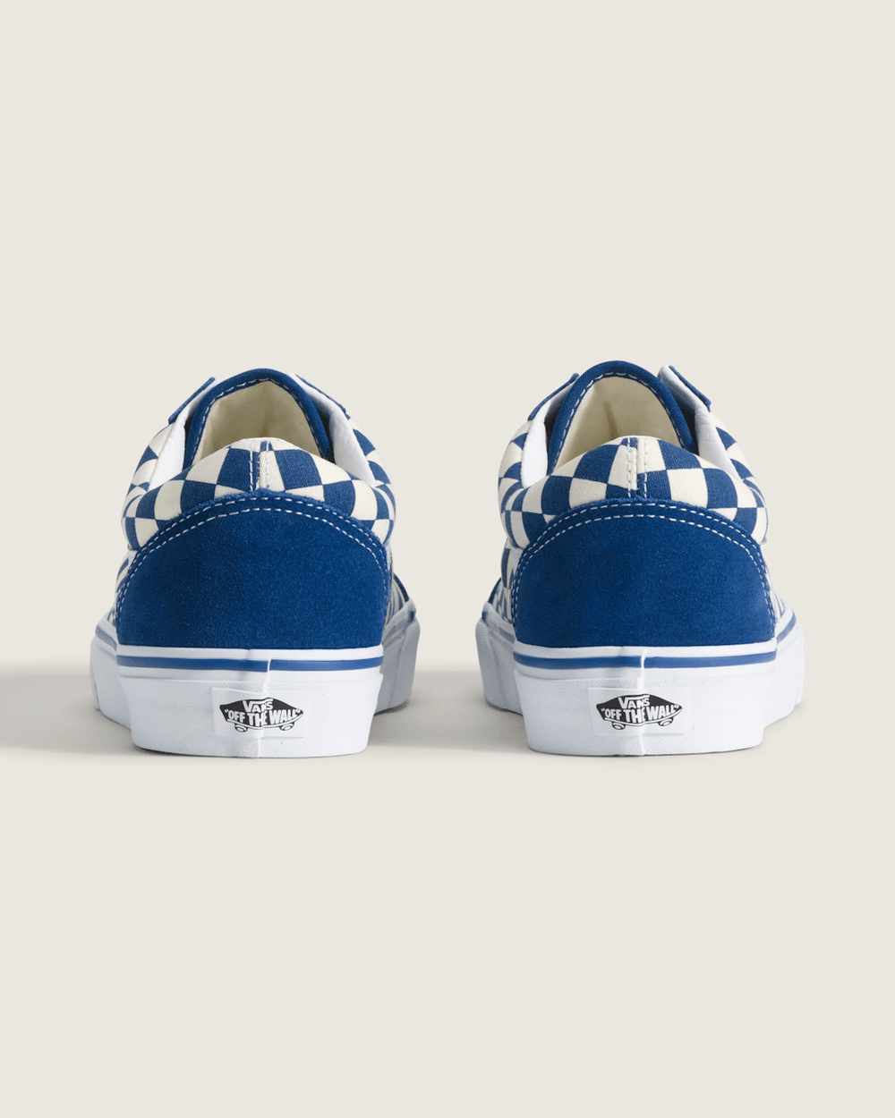 Women|Men Vans Old Skool Checkerboard Shoe in Checkerboard True Blue / White