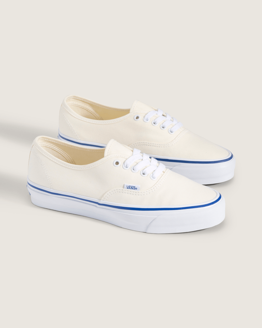 Women Vans Premium Authentic Shoe in Off White / White