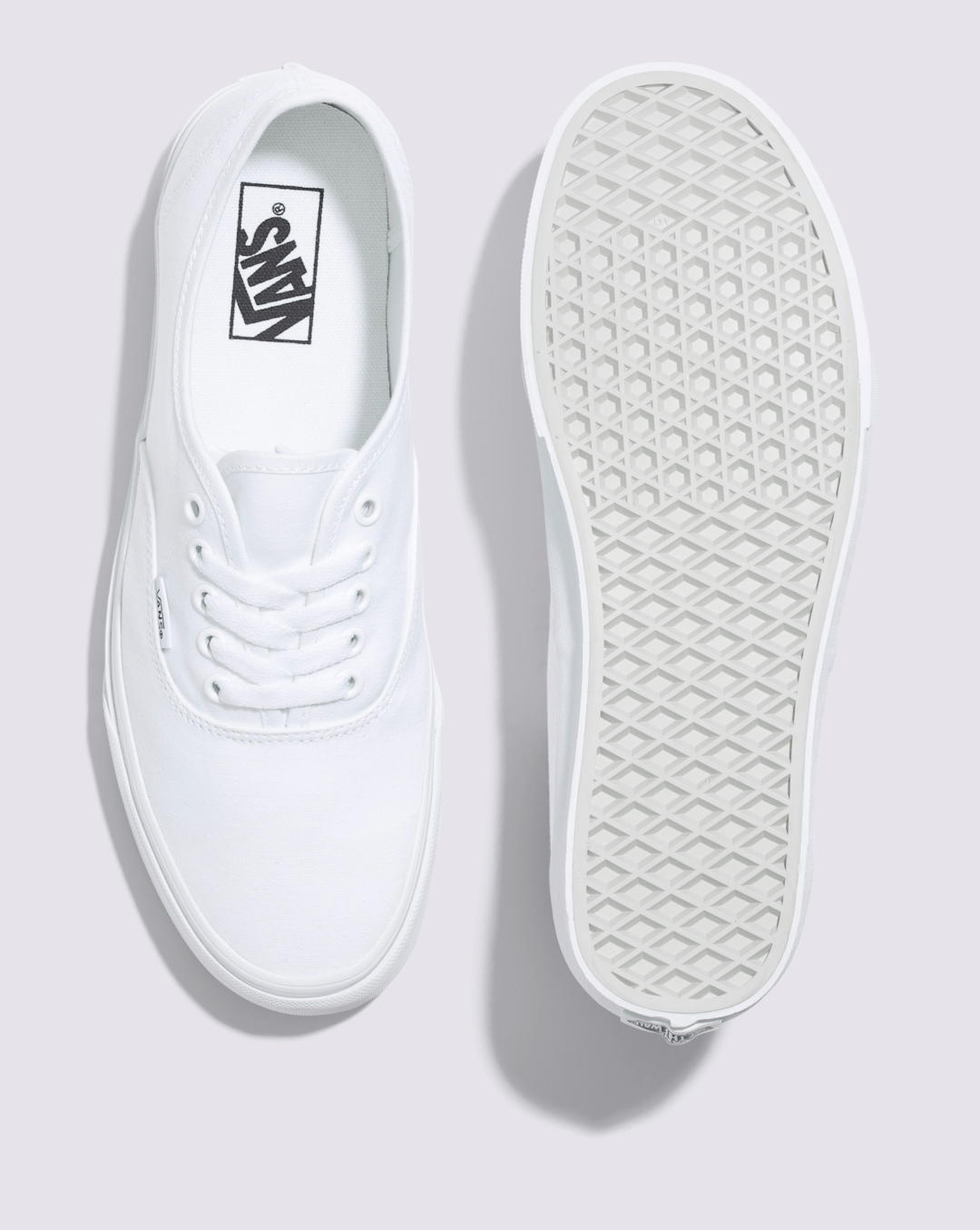 Women|Men Vans Authentic Wide True White/True White Classics Shoe