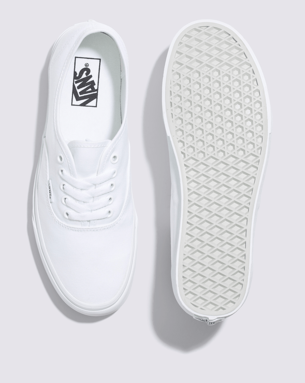 Women|Men Vans Authentic Wide True White/True White Classics Shoe